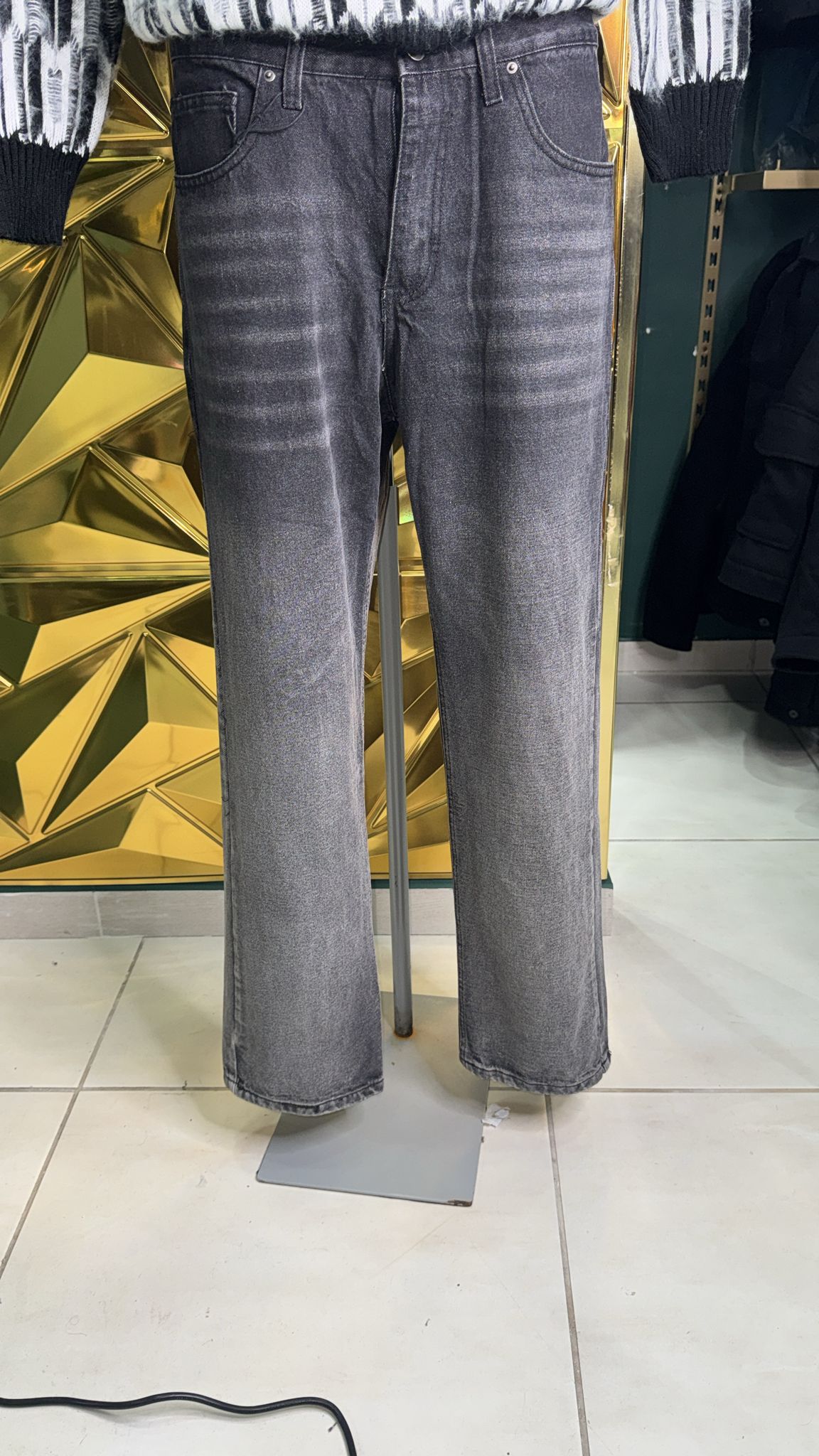 Jeans uomo denim sfumato