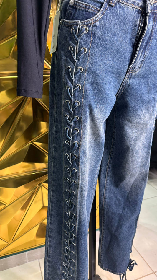 Jeans donna treccione