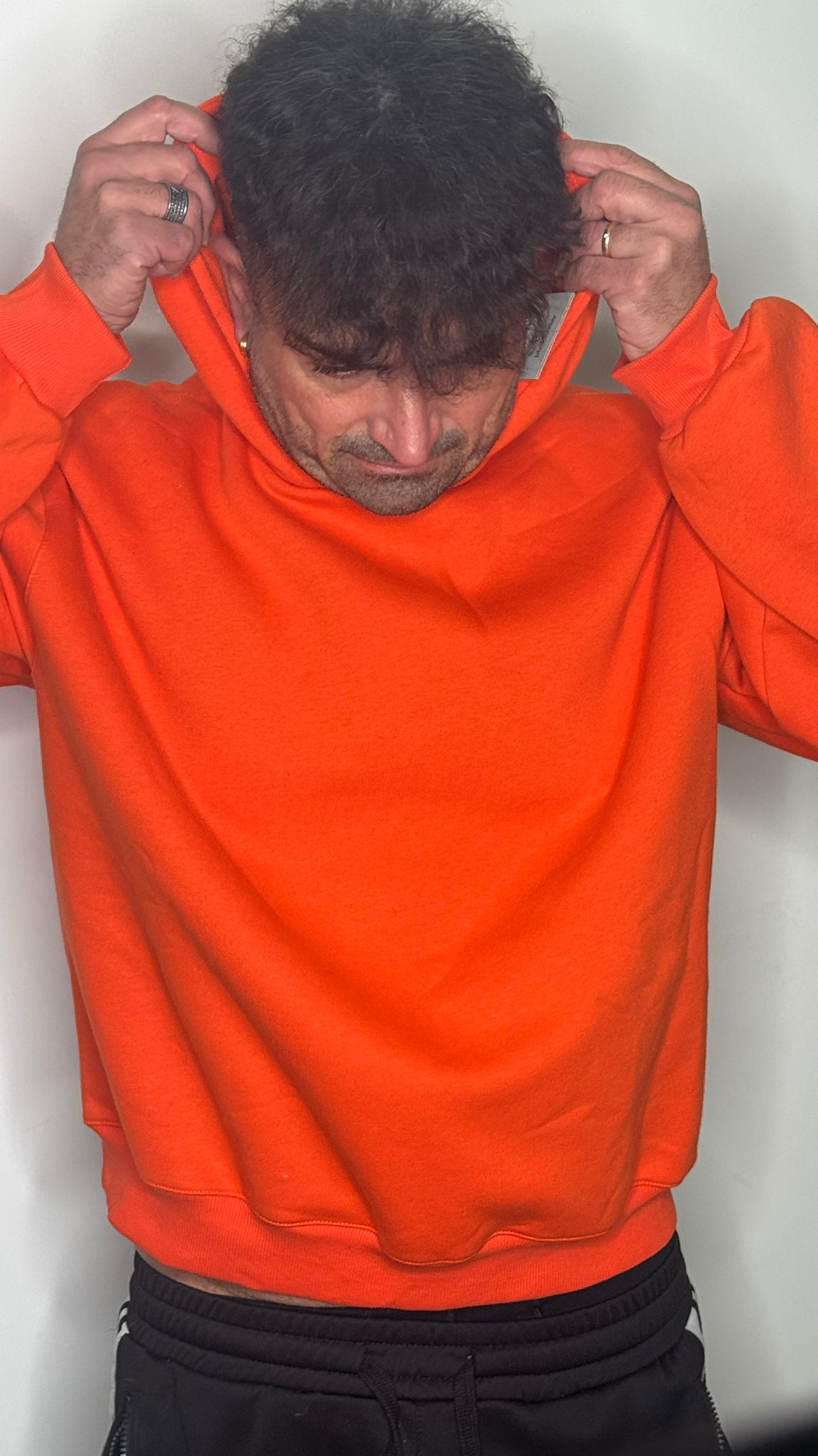 Felpa the Brothers colore arancio