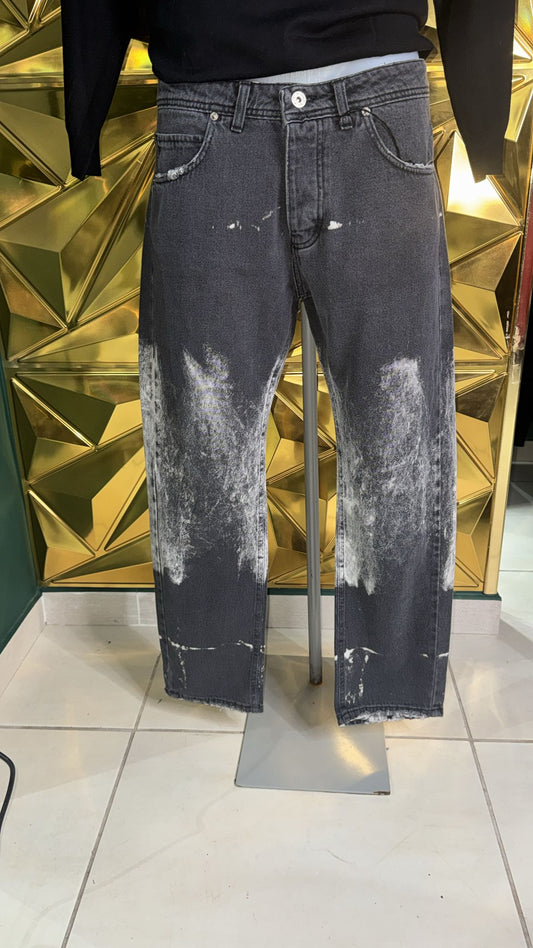 Jeans uomo denim baggie grey