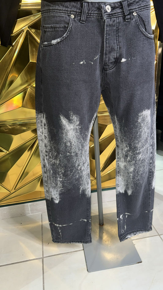 Jeans uomo denim baggie grey
