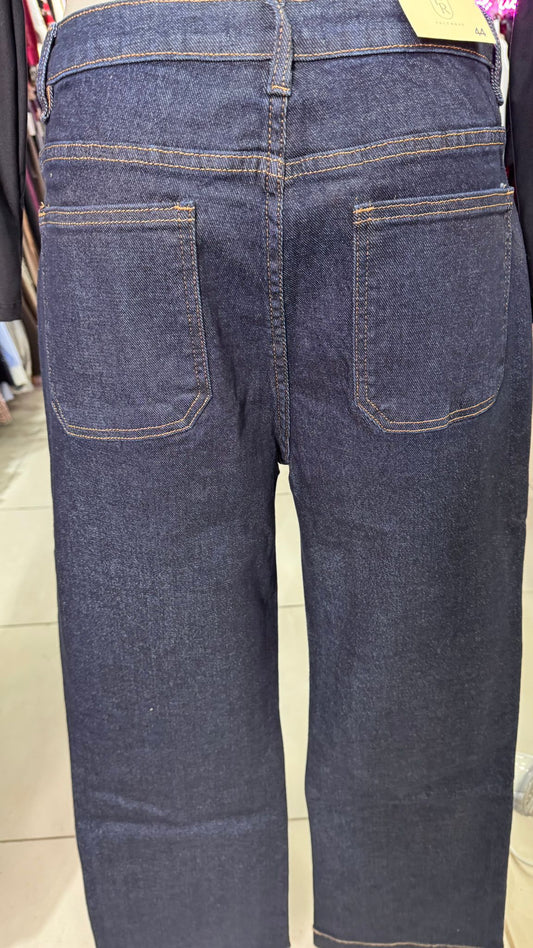 Jeans donna bottoni oro