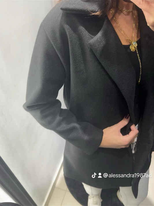 Giacca in lana over