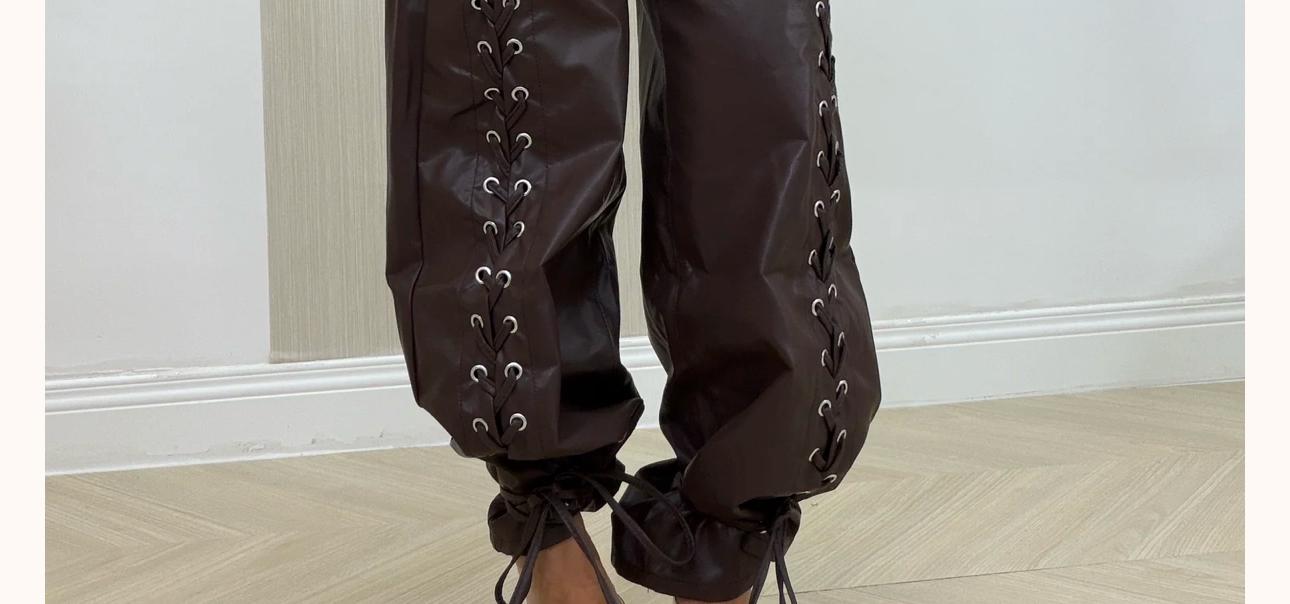 Pantalone pelle Brownie