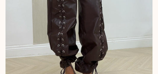 Pantalone pelle Brownie