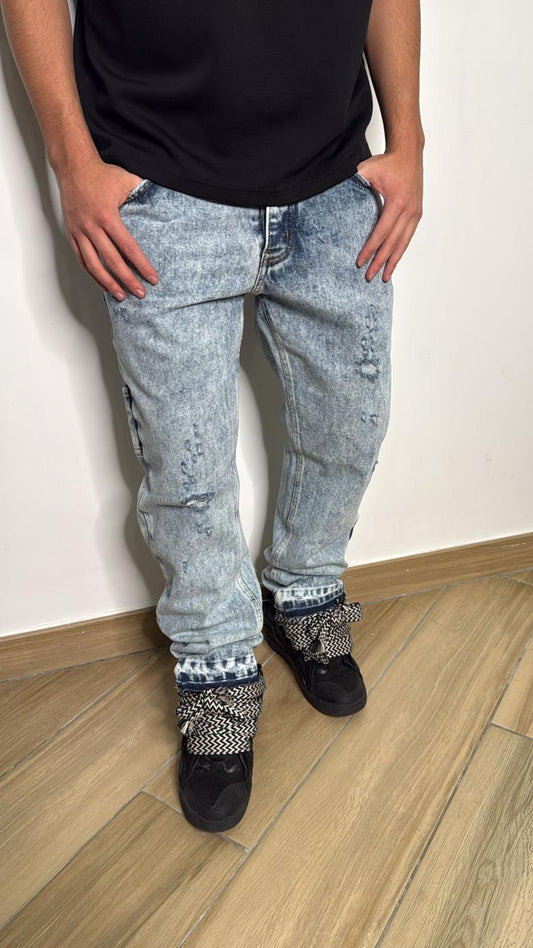 Jeans chiaro uomo baggy