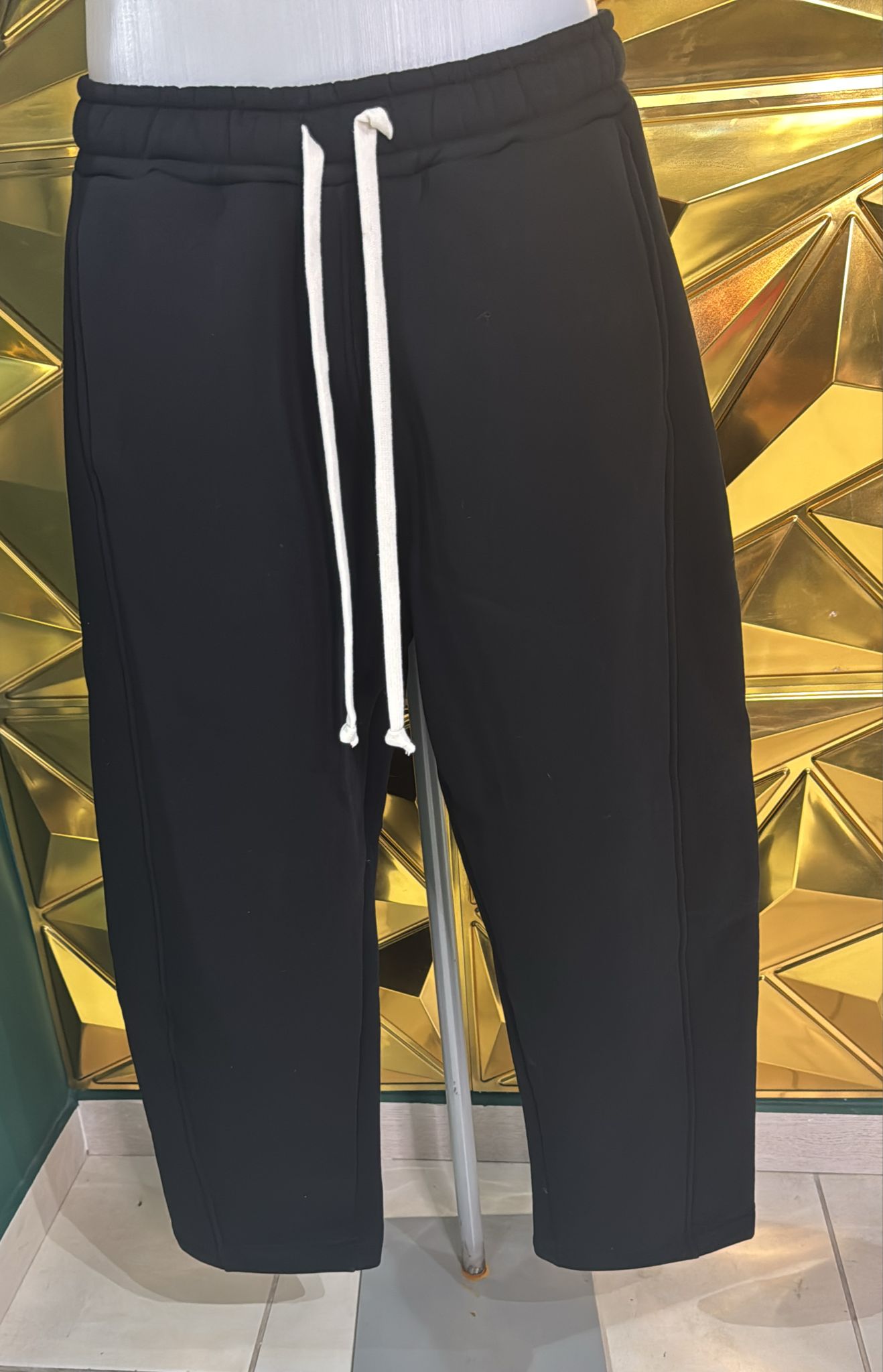 Tuta uomo fondo largo nera