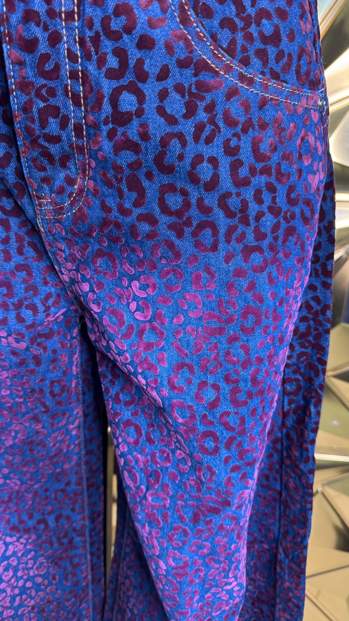 Jeans donna maculato jensato